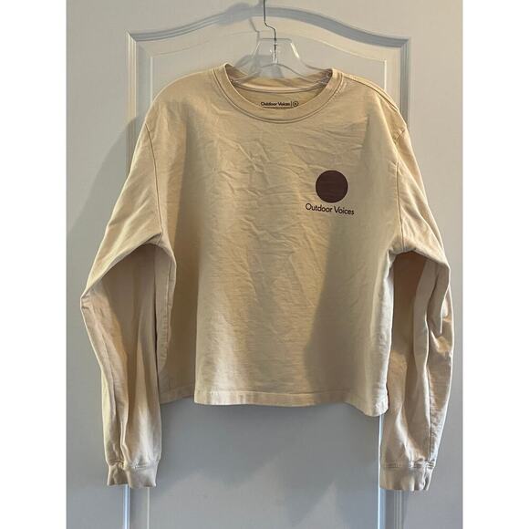 Outdoor Voices graphic logo pullover sweatshirt - Picture 4 of 8